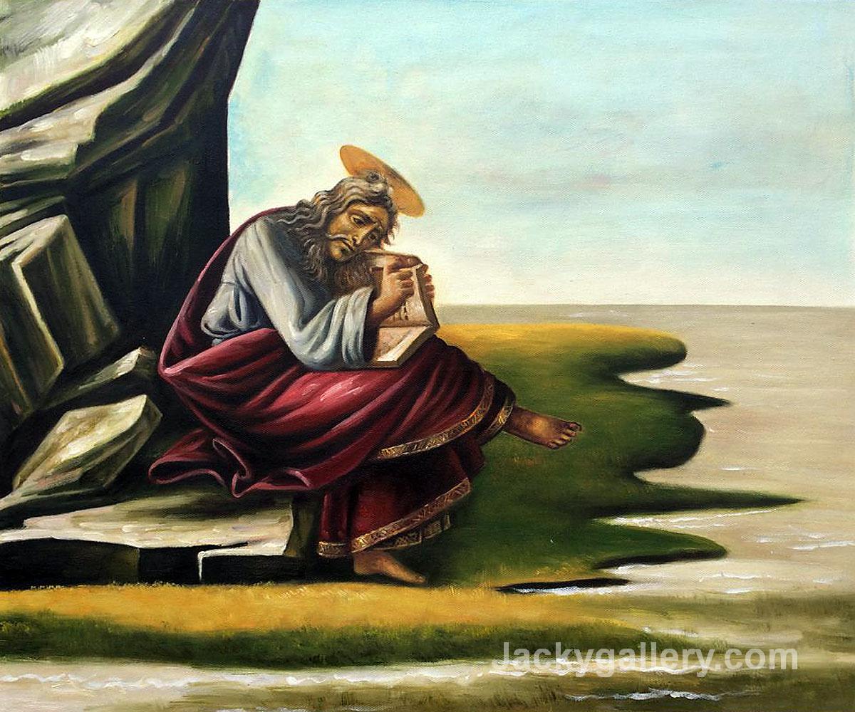 St John on Patmos by Sandro Botticelli paintings reproduction